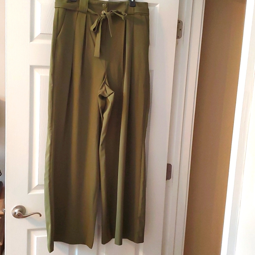 Women's Olive Green Dress Pants Size XL